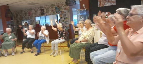 Foto 2 van 5 bij het verslag van Stoeldansen voor fysiek beperkten