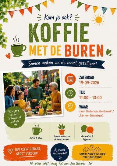 Foto 3 van 3 bij het verslag van Koffie met de buren