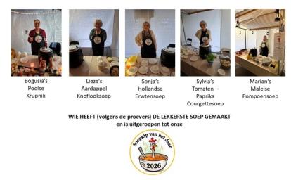 Foto 5 van 5 bij het verslag van Het loopt allemaal in de SOEP ...