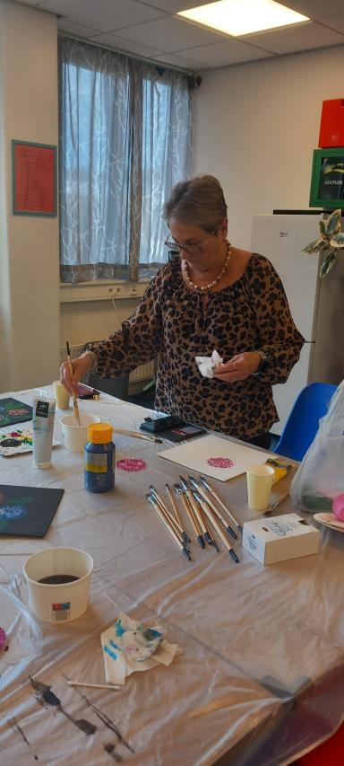 Foto 4 van 6 bij het verslag van Workshop Hortensia schilderen