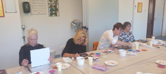 Foto 5 van 6 bij het verslag van Workshop Hortensia schilderen
