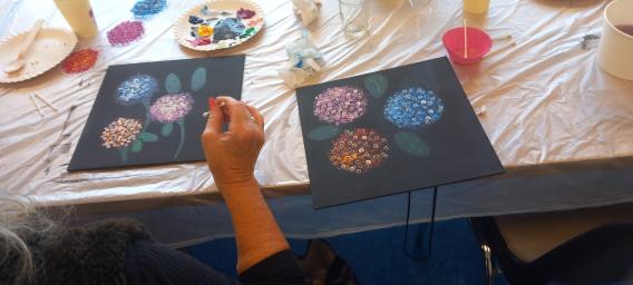 Foto 6 van 6 bij het verslag van Workshop Hortensia schilderen