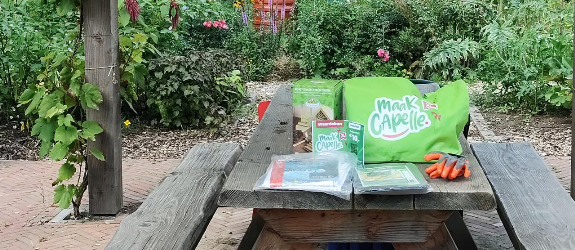 Illustratie bij nieuwbericht Een tas vol ideeën: de Maak Capelle jubileumtas!